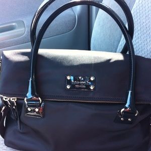 Kate Spade black nylon crossbody